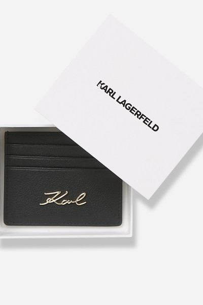 BANKKÁRTYA TOK KARL LAGERFELD K/SIGNATURE CARD HOLDER - Kép 4