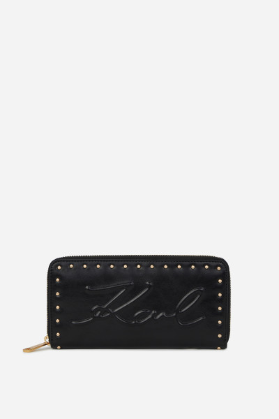 PÉNZTÁRCA KARL LAGERFELD K/VILLE LARGE WALLET STUDS - Kép 1