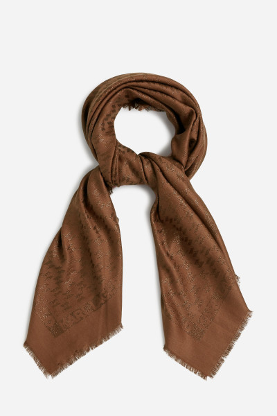 ŠÁTEK KARL LAGERFELD K/MONOGRAM LUREX JKRD SCARF - Fotografie č. 1