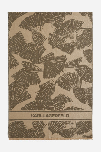 SÁL KARL LAGERFELD K/ESSENTIAL JKRD SCARF - Kép 2