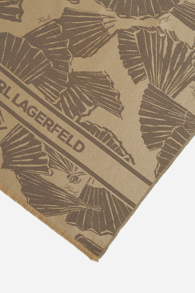 SÁL KARL LAGERFELD K/ESSENTIAL JKRD SCARF - Kép 4