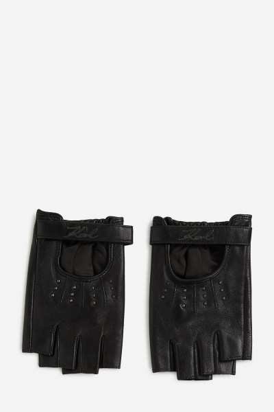 KESZTYŰ KARL LAGERFELD K/SIGNATURE STUDS FL GLOVES - Kép 1