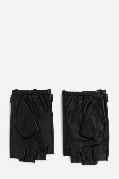 KESZTYŰ KARL LAGERFELD K/SIGNATURE STUDS FL GLOVES - Kép 2