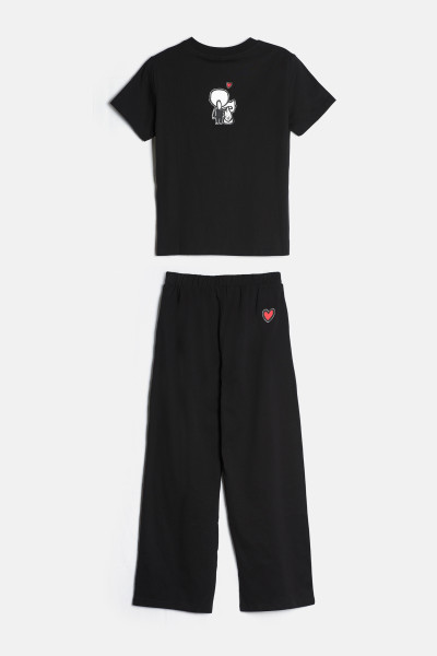PIZSAMA KARL LAGERFELD IKON RHINESTONE PJ SET - Kép 5