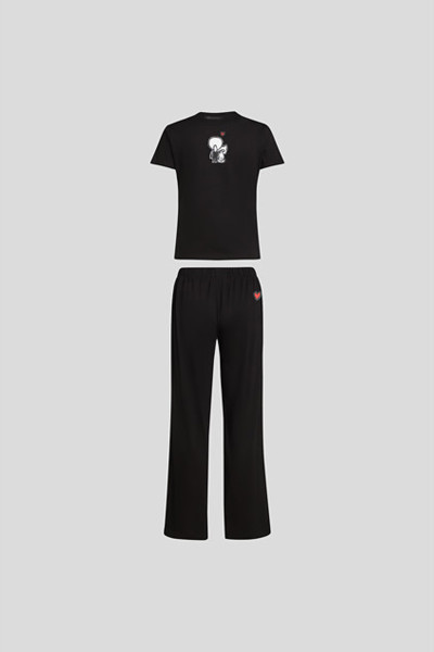 PYŽAMO KARL LAGERFELD IKON RHINESTONE PJ SET - Fotografia č. 2