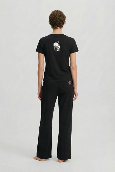 PIZSAMA KARL LAGERFELD IKON RHINESTONE PJ SET - Kép 2