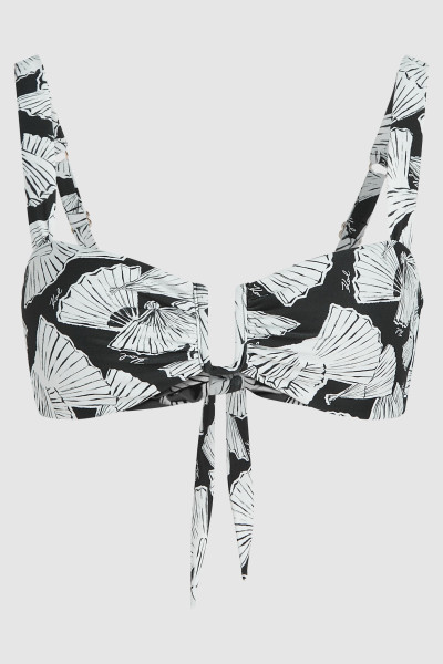 FÜRDŐRUHA KARL LAGERFELD FAN AOP U-WIRE BIKINI TOP - Kép 5