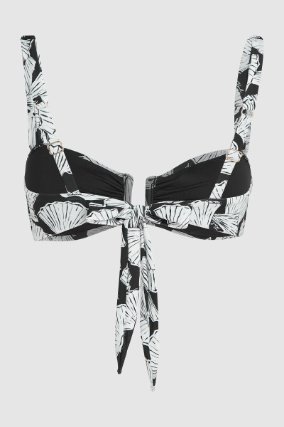 FÜRDŐRUHA KARL LAGERFELD FAN AOP U-WIRE BIKINI TOP - Kép 6