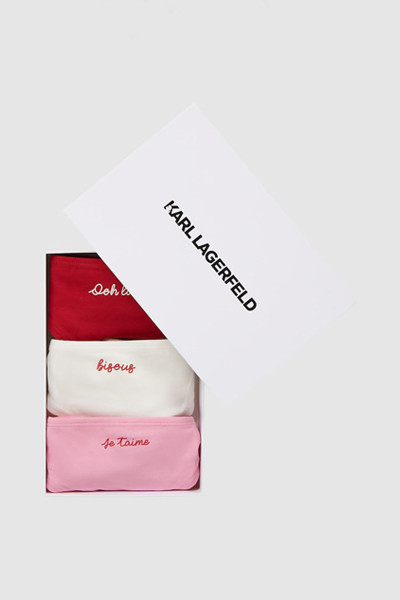 SPODNÁ BIELIZEŇ KARL LAGERFELD KARL SLOGAN THONG GP - Fotografia č. 4