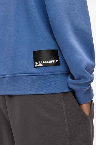 MELEGÍTŐ FELSŐ KARL LAGERFELD JEANS KLJ REG ESSENTIAL LOGO SWEAT - Kép 4
