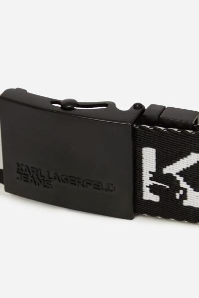 OPASOK KARL LAGERFELD JEANS KLJ REVERSIBLE WEBBING BELT - Fotografia č. 5