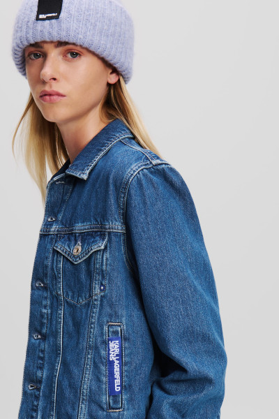 DZSEKI KARL LAGERFELD JEANS KLJ REGULAR DENIM JACKET - Kép 4