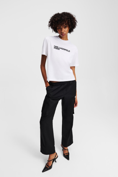 TRIČKO KARL LAGERFELD JEANS KLJ REG SS ESSENTIAL TEE - Fotografia č. 4