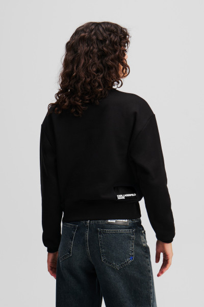 MELEGÍTŐ FELSŐ KARL LAGERFELD JEANS KLJ REG ESSENTIAL LOGO SWEAT - Kép 3