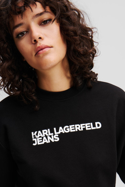 MELEGÍTŐ FELSŐ KARL LAGERFELD JEANS KLJ REG ESSENTIAL LOGO SWEAT - Kép 4