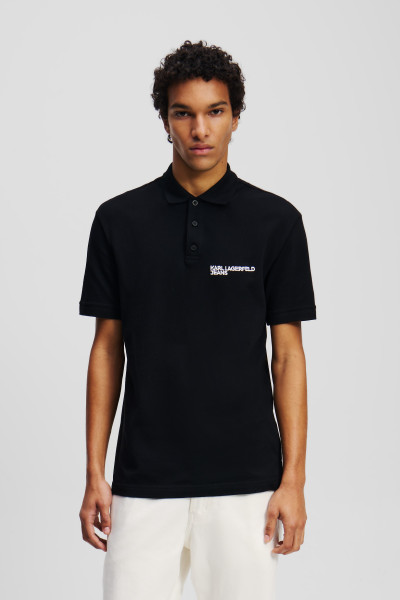 PÓLÓ KARL LAGERFELD JEANS KLJ REGULAR PIQUE POLO - Kép 1