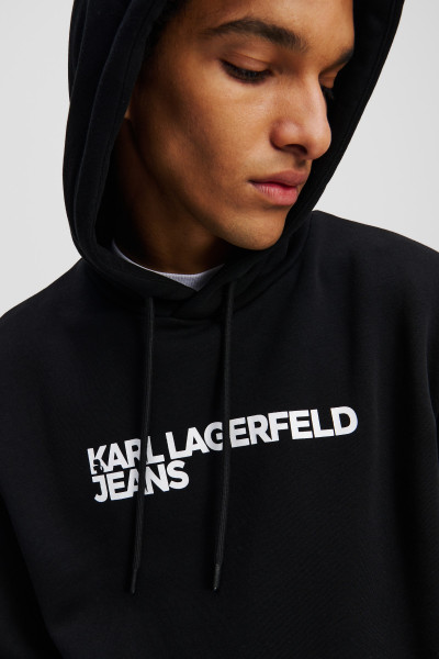 MIKINA KARL LAGERFELD JEANS KLJ REG LOGO HOODIE - Fotografia č. 4