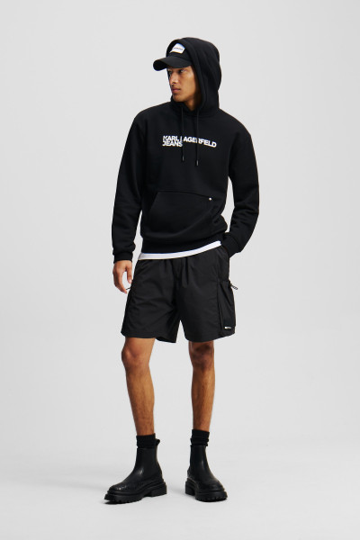 MIKINA KARL LAGERFELD JEANS KLJ REG LOGO HOODIE - Fotografia č. 2