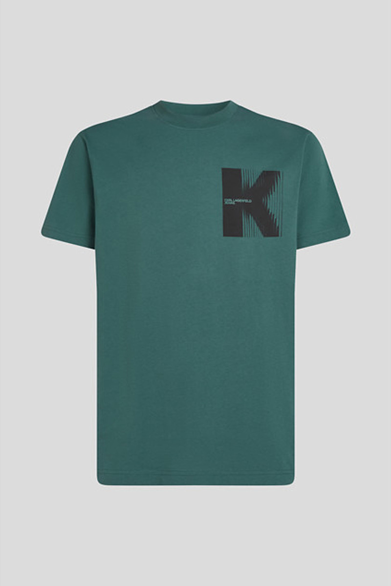 Póló Karl Lagerfeld Jeans Klj Reg Ss K Logo Tee Balsam