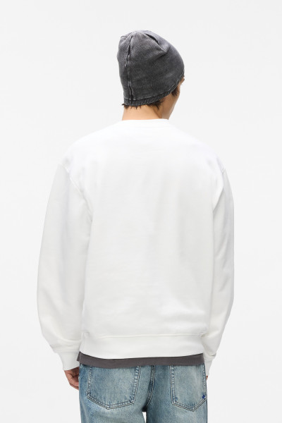 MELEGÍTŐ FELSŐ KARL LAGERFELD JEANS KLJ REG GRAFFITI SWEAT - Kép 3