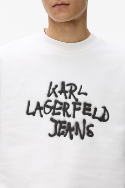 MELEGÍTŐ FELSŐ KARL LAGERFELD JEANS KLJ REG GRAFFITI SWEAT - Kép 4