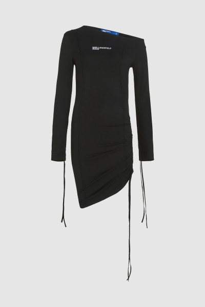 RUHA KARL LAGERFELD JEANS KLJ OFF SHOULDER JERSEY DRESS - Kép 5