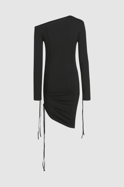 RUHA KARL LAGERFELD JEANS KLJ OFF SHOULDER JERSEY DRESS - Kép 6