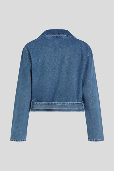 DZSEKI KARL LAGERFELD JEANS KLJ BOXY DENIM TRENCH - Kép 2