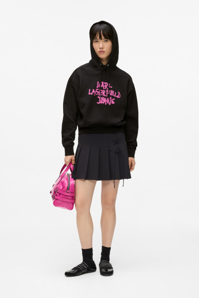 MELEGÍTŐ FELSŐ KARL LAGERFELD JEANS KLJ REG GRAFFITI HOODIE - Kép 2