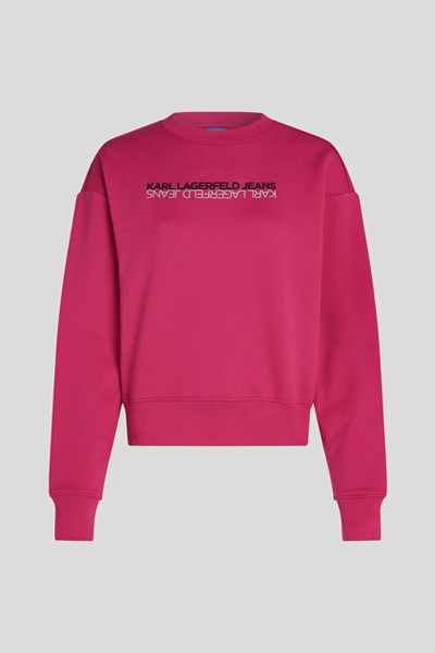 MIKINA KARL LAGERFELD JEANS KLJ REG REFLECTION SWEAT - Fotografie č. 1