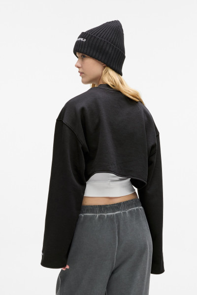 MELEGÍTŐ FELSŐ KARL LAGERFELD JEANS KLJ REG LAYERED SWEAT - Kép 3