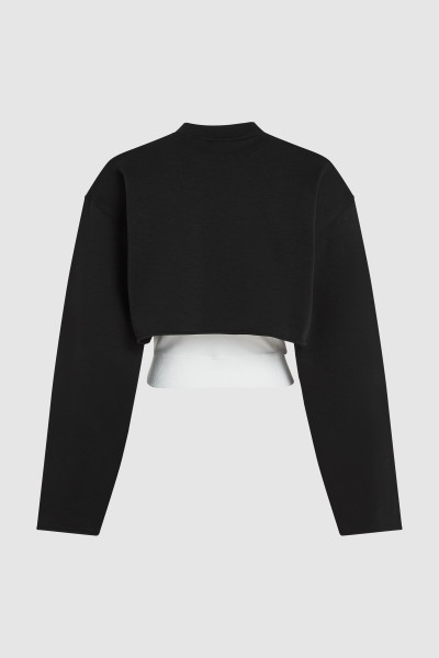 MELEGÍTŐ FELSŐ KARL LAGERFELD JEANS KLJ REG LAYERED SWEAT - Kép 6