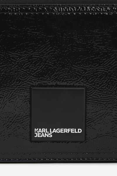 CROSSBODY KARL LAGERFELD JEANS KLJ BOX LOGO CAMERA BAG GLOSSY - Kép 5