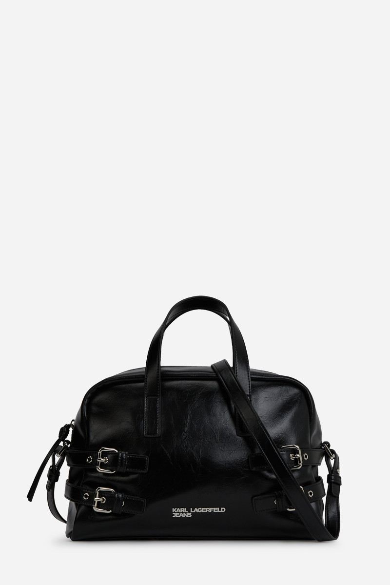 Levně Kabelka karl lagerfeld jeans klj buckle bowling bag black