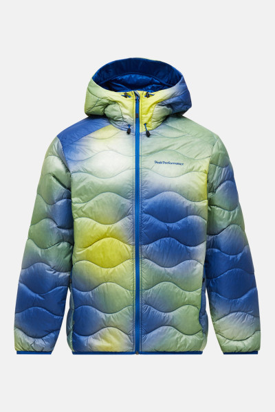 BUNDA PEAK PERFORMANCE M AOP HELIUM DOWN HOOD-AOP - Fotografie č. 1