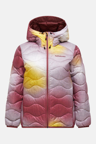 BUNDA PEAK PERFORMANCE W AOP HELIUM DOWN HOOD-AOP - Fotografie č. 1