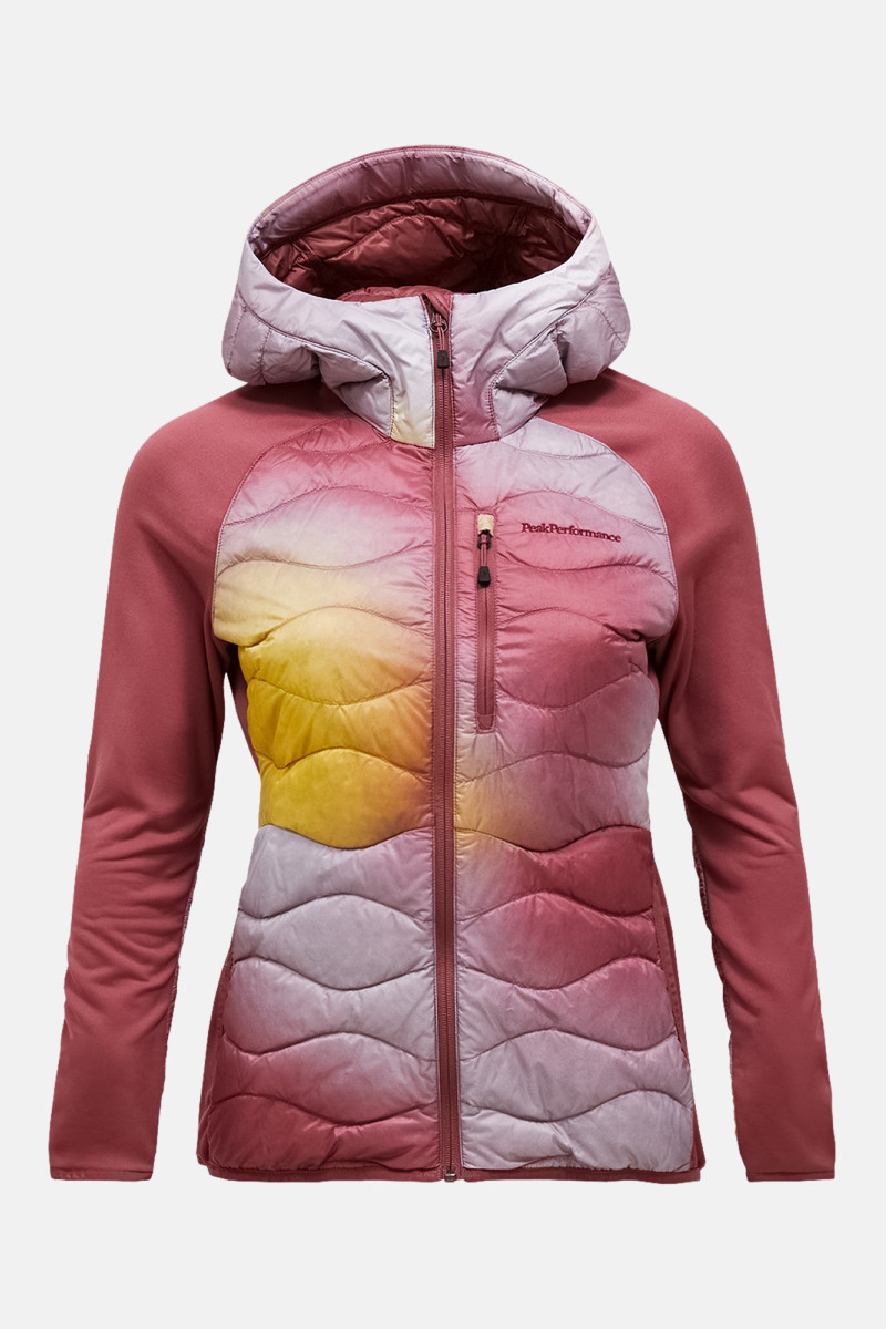 Bunda Peak Performance W Aop Helium Down Hybrid -Aop-Canary Lim Aop