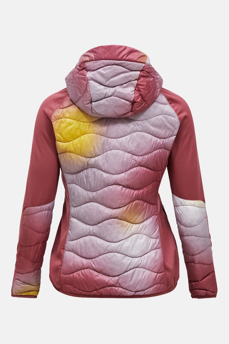 Bunda Peak Performance W Aop Helium Down Hybrid -Aop-Canary Lim Aop