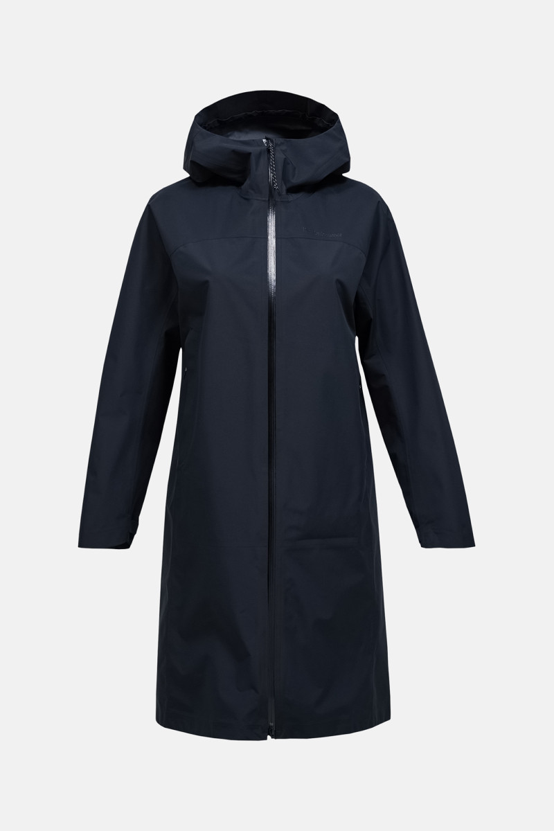 Kabát Peak Performance W Treeline Shell Parka Black
