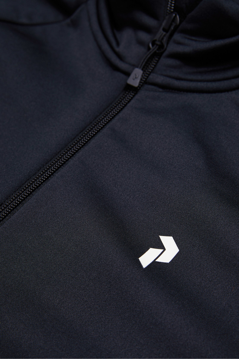 Mikina Peak Performance Rider Essentials Midlayer Zip Jacket Men Black