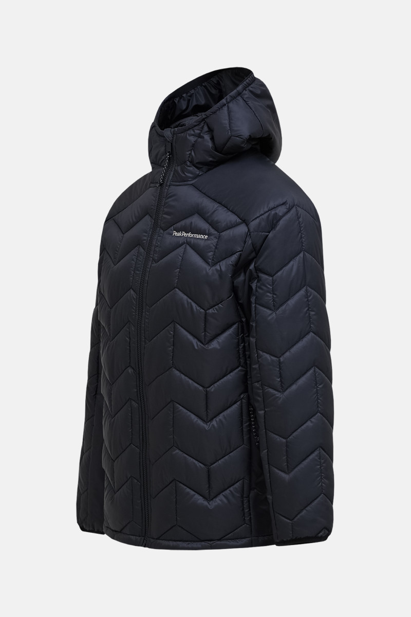 Bunda Peak Performance Elevate Insulated Hood Jacket Men Black