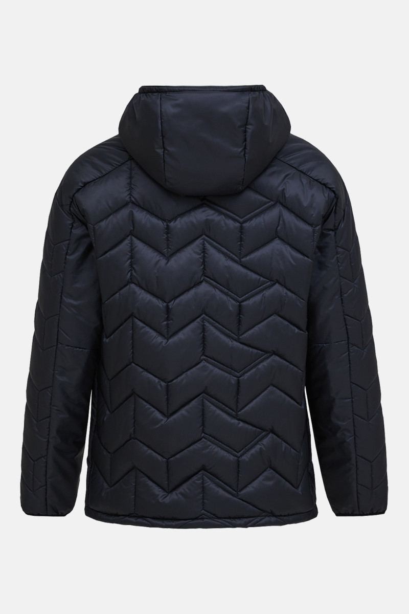 Bunda Peak Performance Elevate Insulated Hood Jacket Men Black