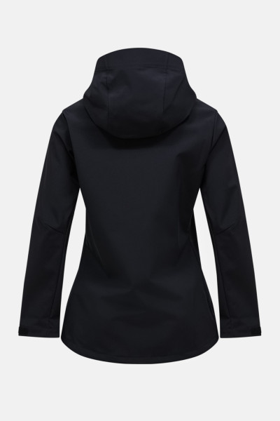 BUNDA PEAK PERFORMANCE EXPLORE SOFTSHELL HOOD JACKET WOMEN - Fotografia č. 3