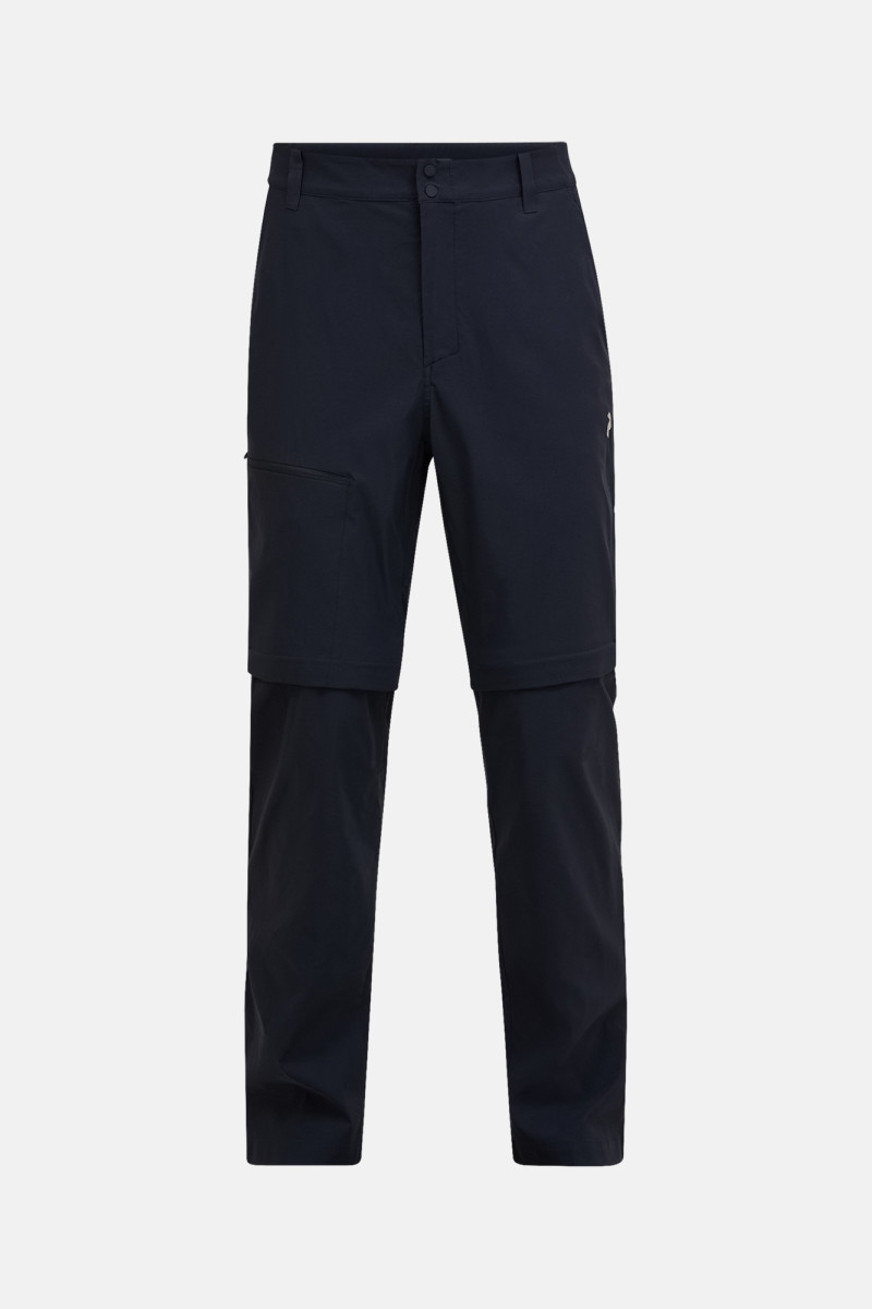 Nohavice Peak Performance Iconiq Zip-Off Pants Men Black