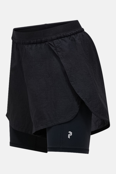 RÖVIDNADRÁG PEAK PERFORMANCE W DISCOVER 2-IN-1 SHORTS - Kép 2
