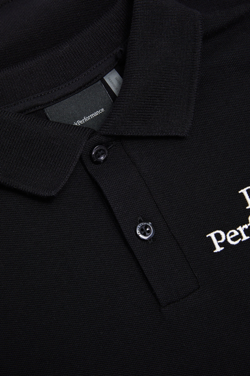Polokošeľa Peak Performance Jr Original Polo Black
