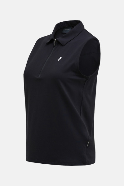 PÓLÓ PEAK PERFORMANCE COMFORT ZIP SLEEVELESS POLO WOMEN - Kép 2