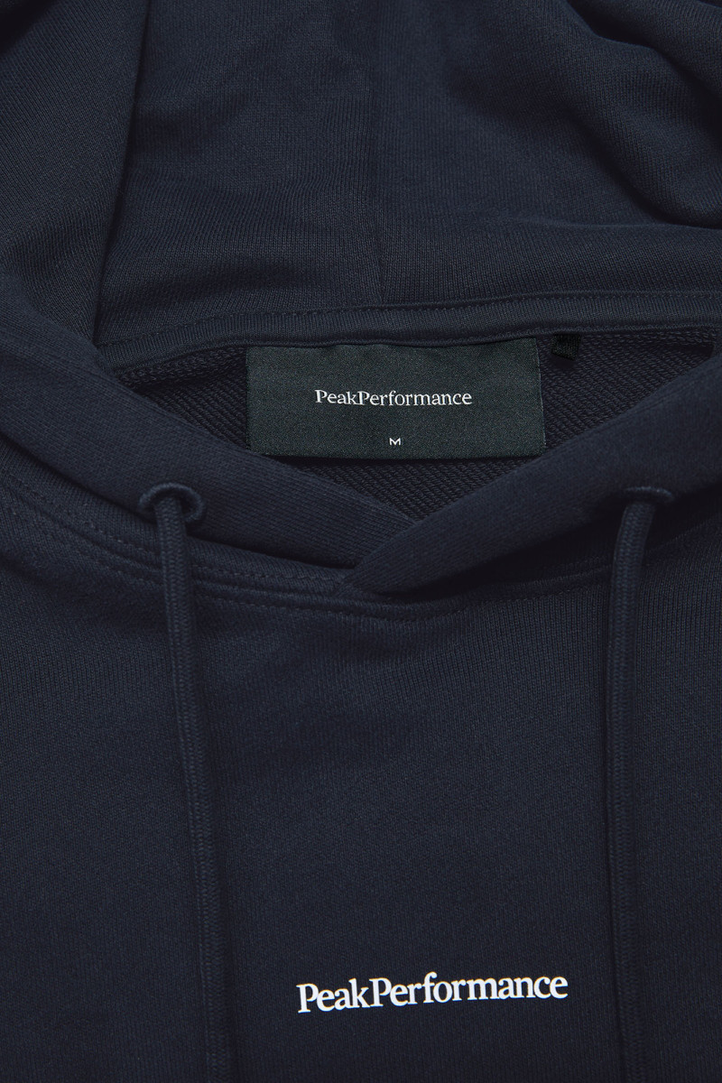 Mikina Peak Performance M Original Terry Hood Black