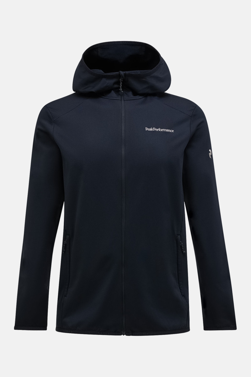 Mikina Peak Performance M Light Zip Hood Black