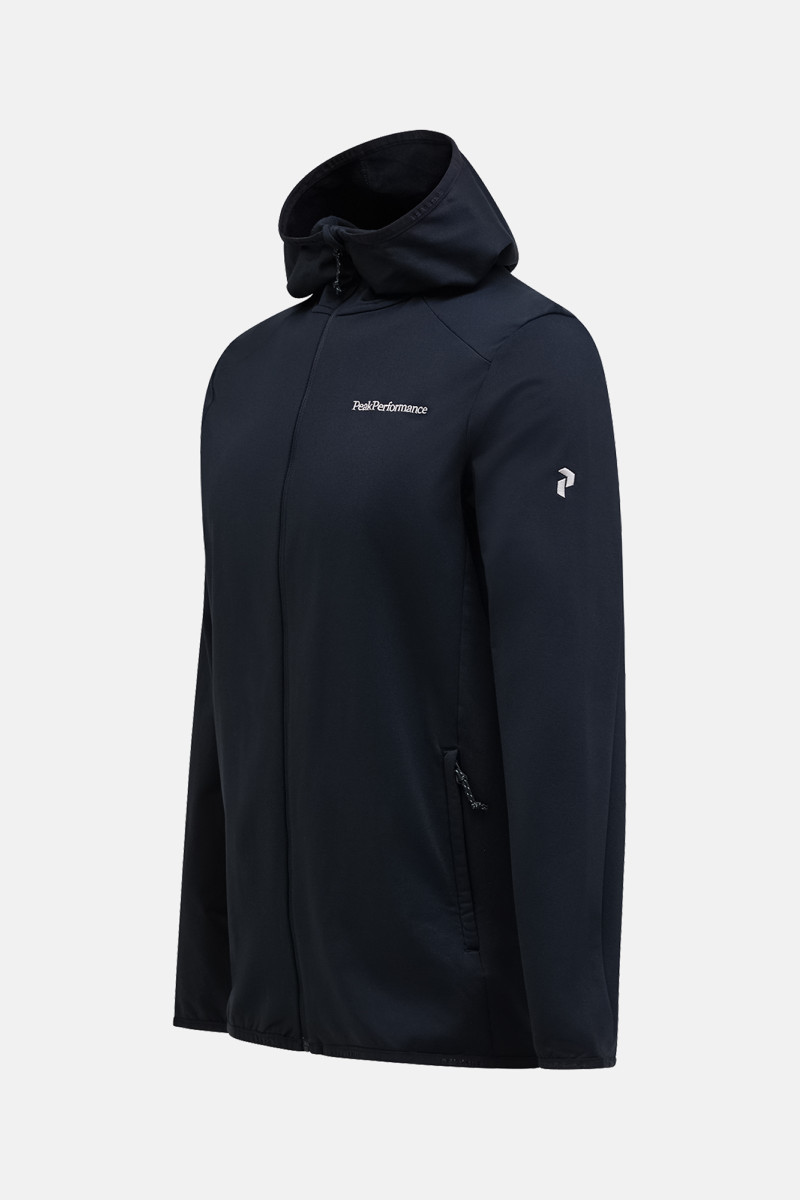 Mikina Peak Performance M Light Zip Hood Black